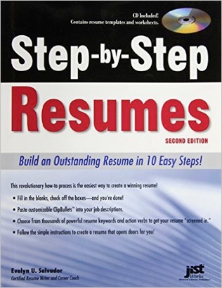 Step-by-Step Resumes book cover