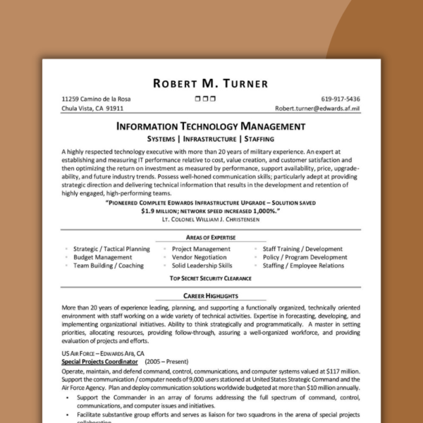Military to Civilian Resumes by HAUTE RESUME & CAREER SERVICES, LLC